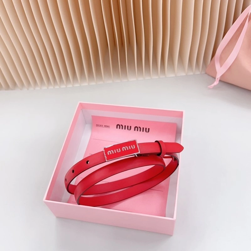 Sustainable Miu Miu Belts 302355