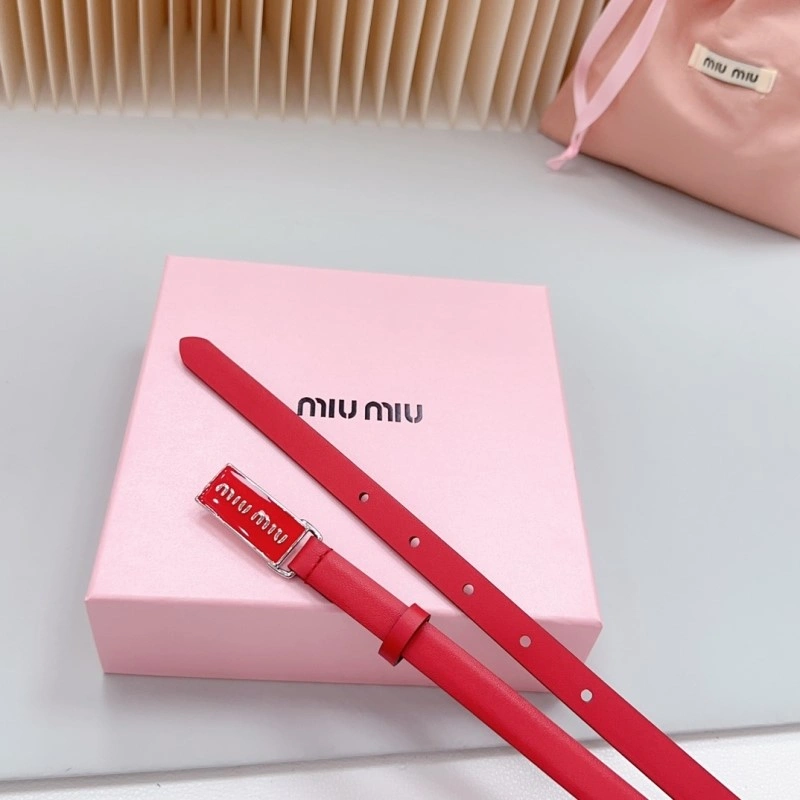 Sustainable Miu Miu Belts 302355
