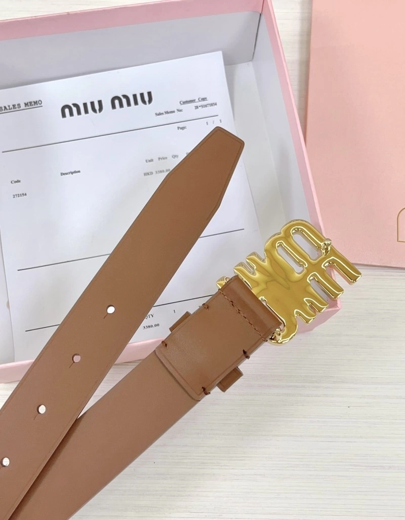 Original Miu Miu Belts 302389