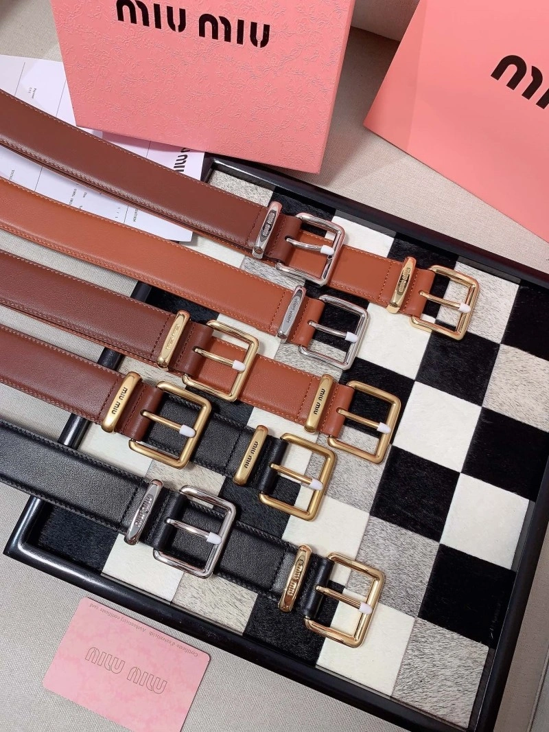 Flexible Miu Miu Belts 302340