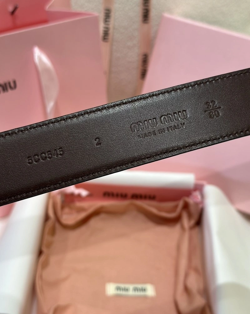 Miu Miu Belts Effortless 302356