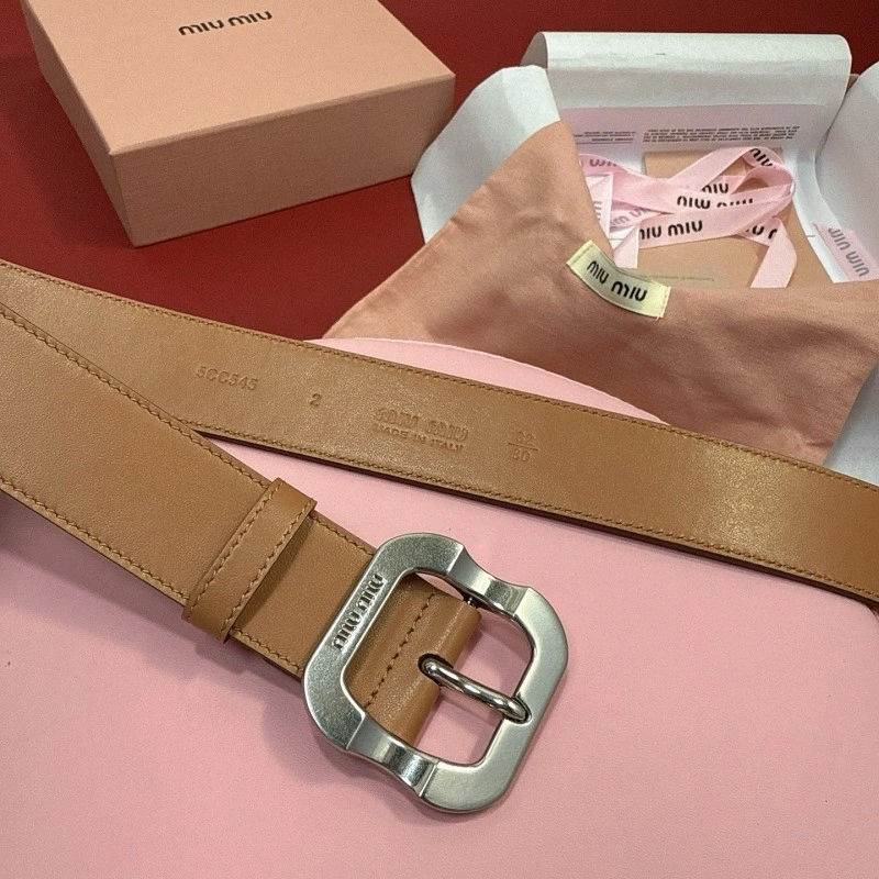 Breathable Miu Miu Belts 302326