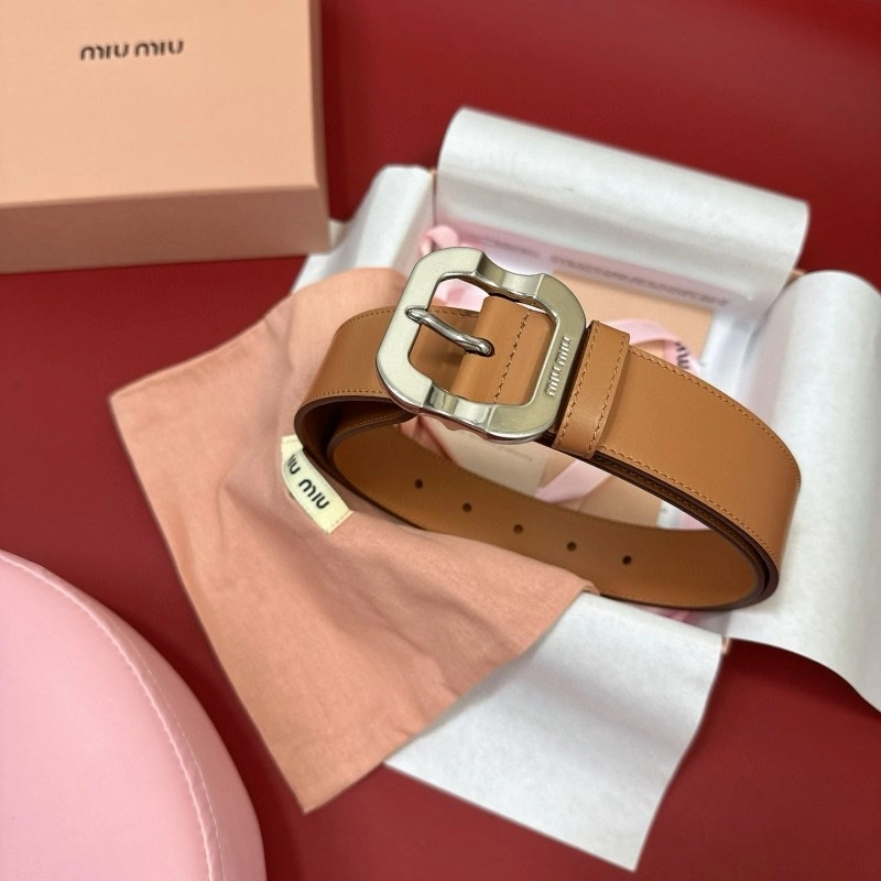 Breathable Miu Miu Belts 302326