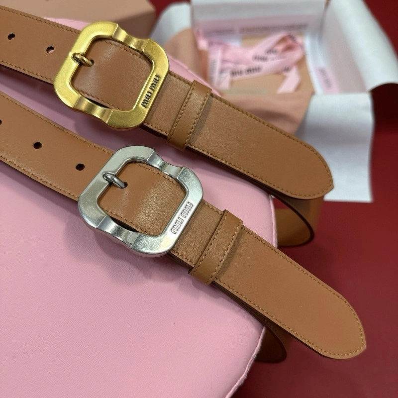 Breathable Miu Miu Belts 302326