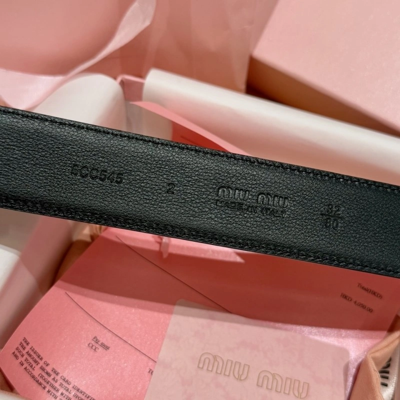 Bright Miu Miu Belts 302328