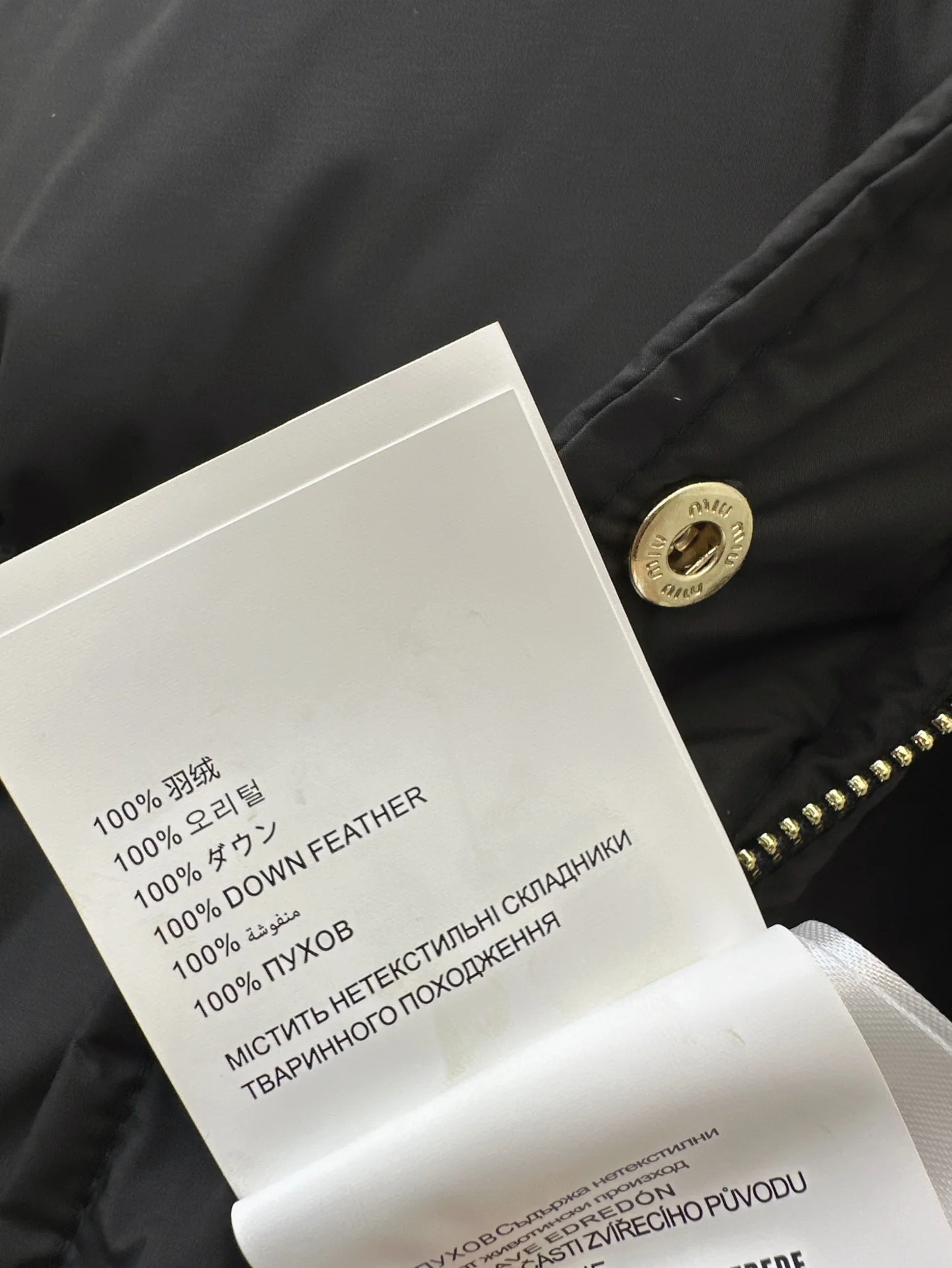 Miu Miu Down Jackets Original 165222