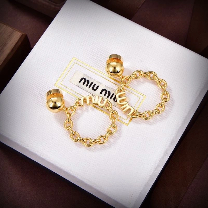 Sophisticated Miu Miu Earrings 213882