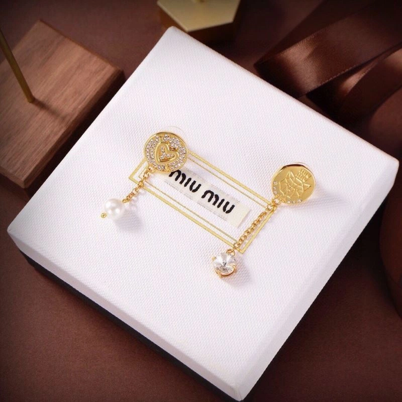 Miu Miu Earrings SmoothTexture 213852