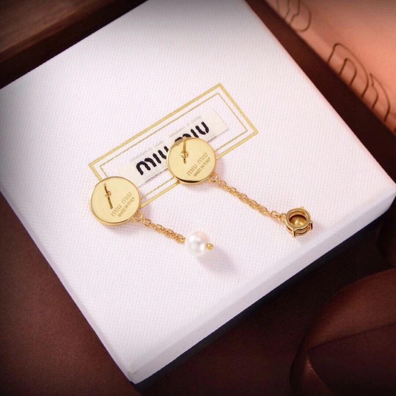 Miu Miu Earrings SmoothTexture 213852