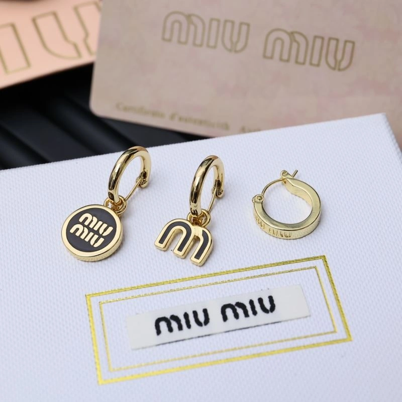 Sophisticated Miu Miu Earrings 213441
