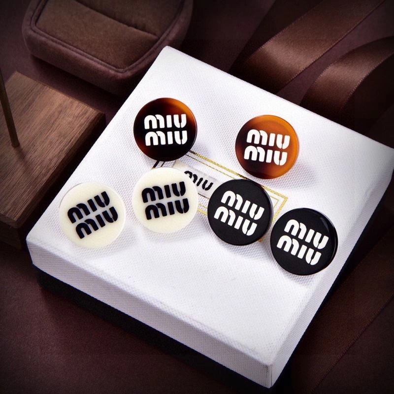Miu Miu Earrings Sleek 213447