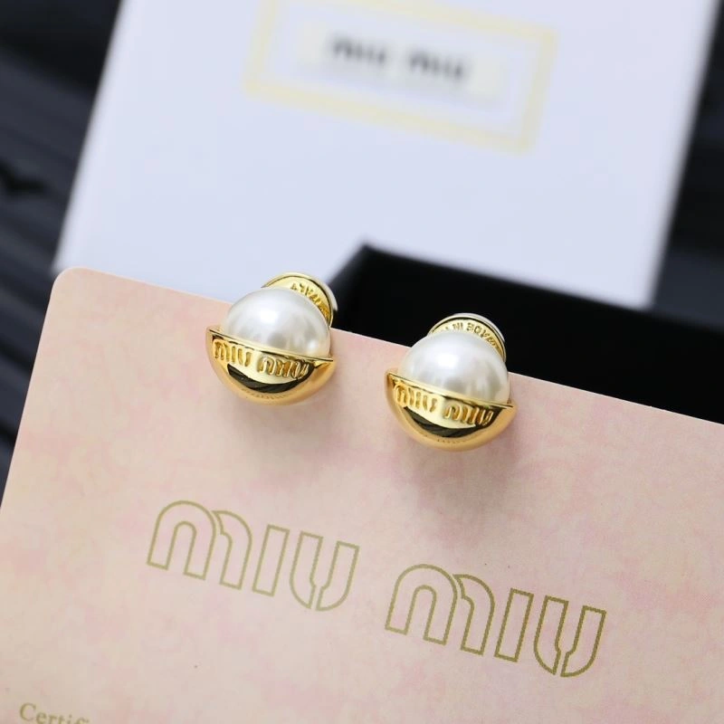 Miu Miu Earrings ZipUp 212558