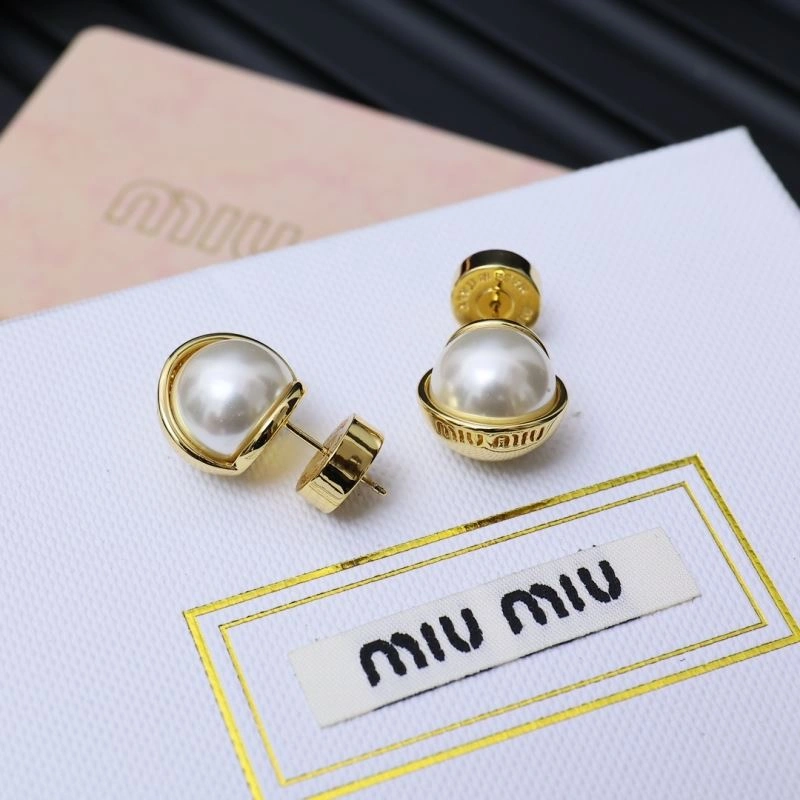 Miu Miu Earrings ZipUp 212558