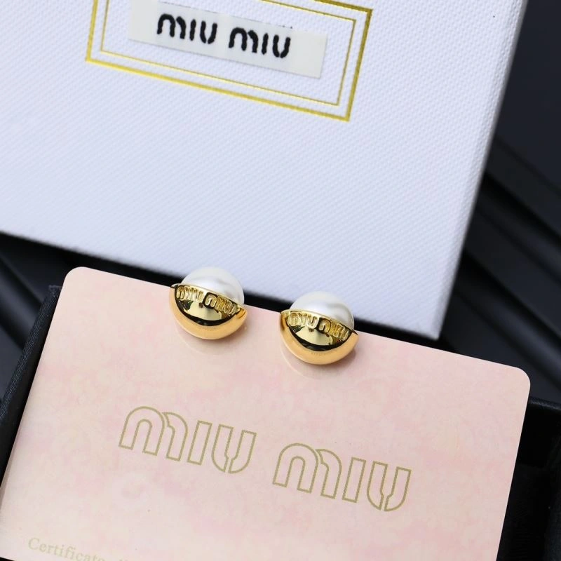 Miu Miu Earrings ZipUp 212558