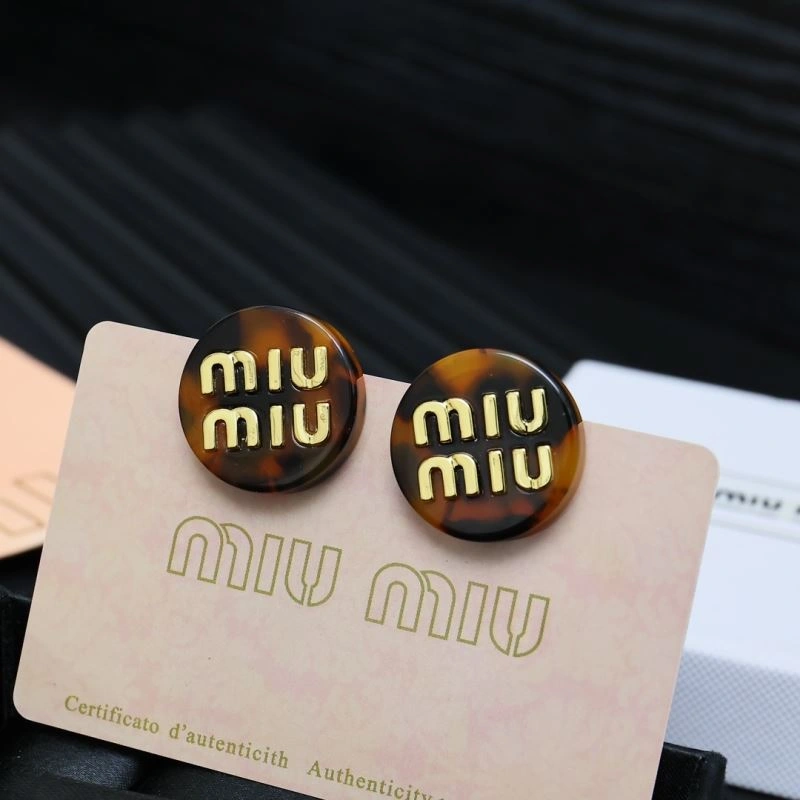 Miu Miu Earrings Durable 212548
