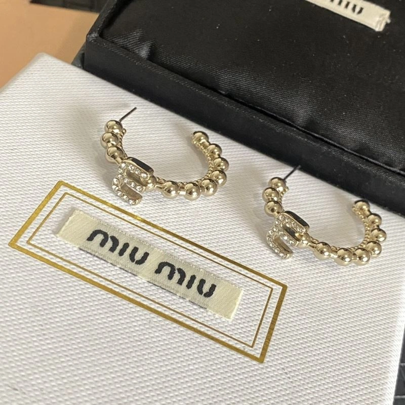 Lightweight Miu Miu Earrings 211845
