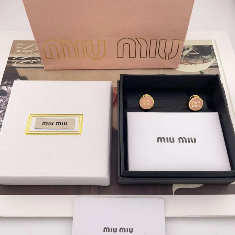 Miu Miu Earrings Minimalist 211822