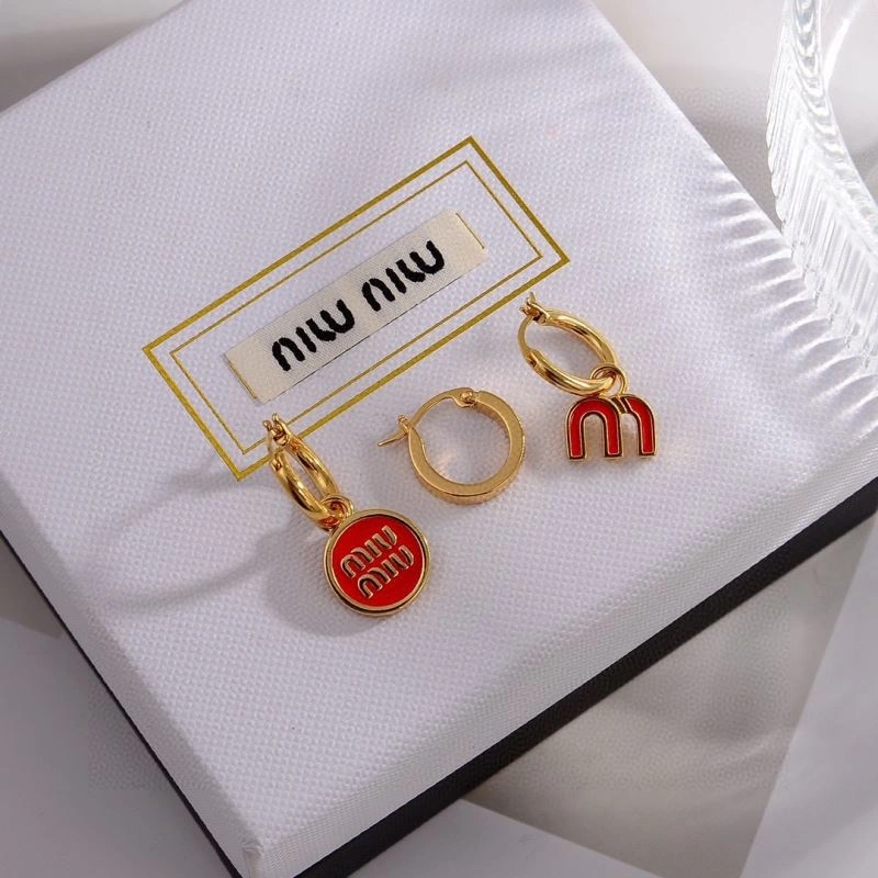 Miu Miu Earrings Unisex 211819