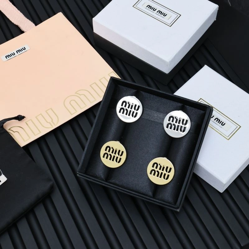 Minimalist Miu Miu Earrings 211134