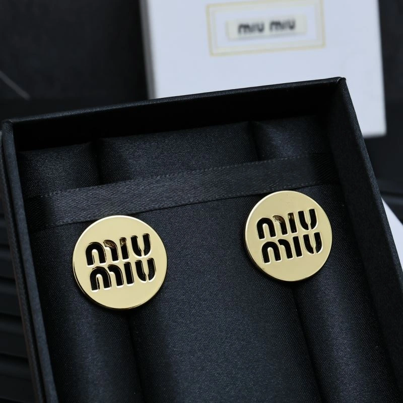 Minimalist Miu Miu Earrings 211134