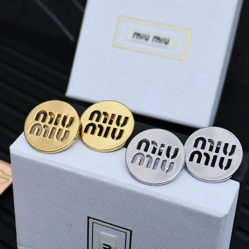 Minimalist Miu Miu Earrings 211134