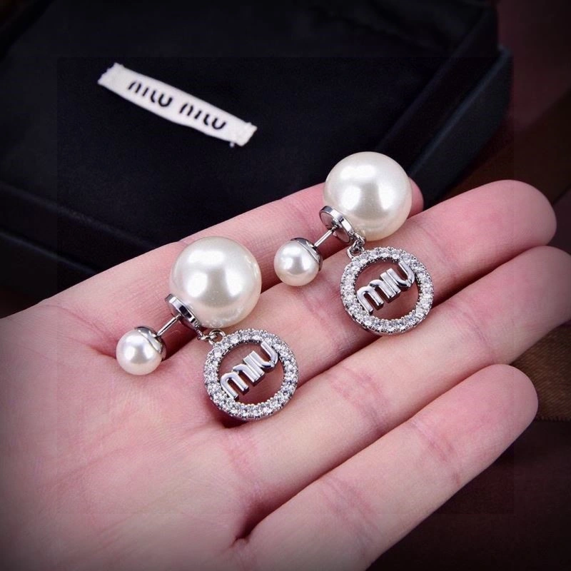 Miu Miu Earrings SmoothTexture 208538