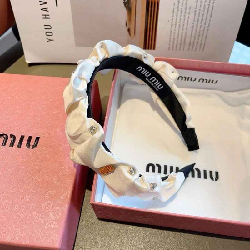 Trendsetting Miu Miu Hair Hoop 262958