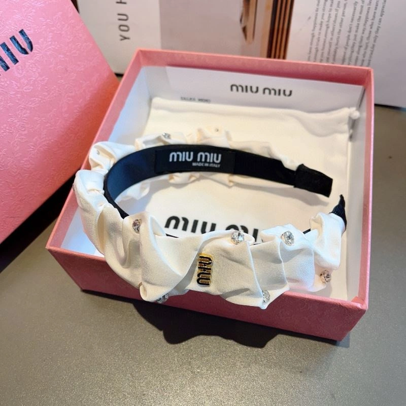 Trendsetting Miu Miu Hair Hoop 262958