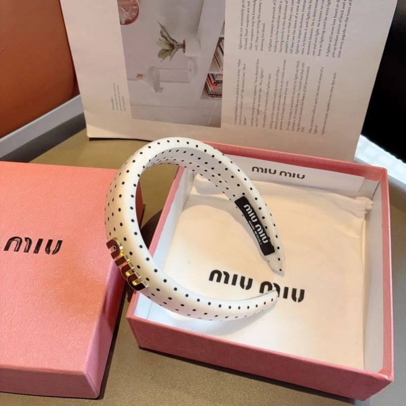 Minimalist Miu Miu Hair Hoop 262960