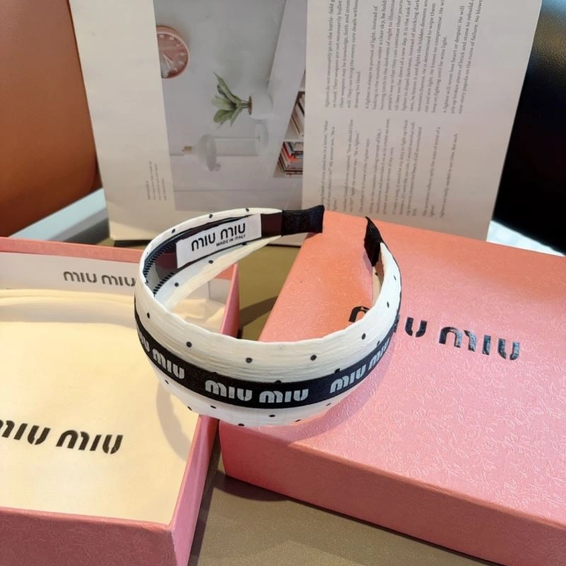 Fashionable Miu Miu Hair Hoop 262951