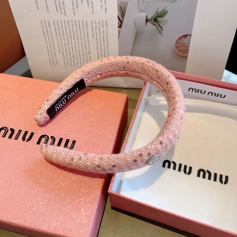 Fashionable Miu Miu Hair Hoop 262950