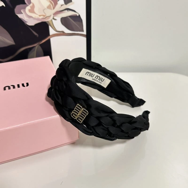 Sleek Miu Miu Hair Hoop 264036
