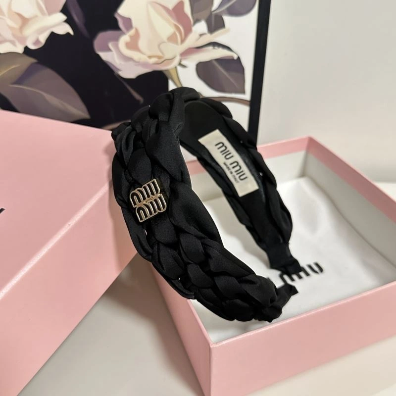 Sleek Miu Miu Hair Hoop 264036