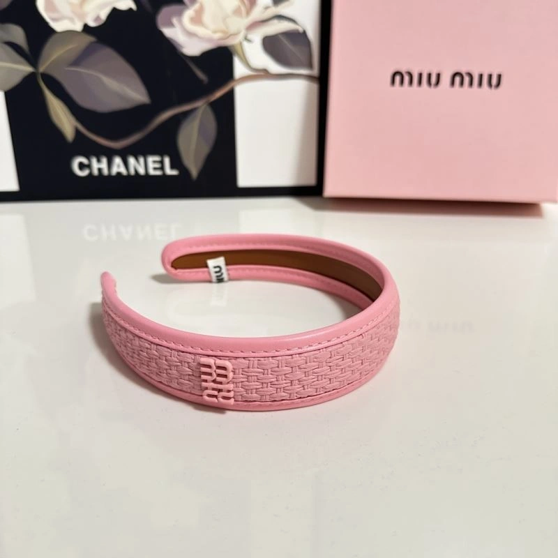 Breathable Miu Miu Hair Hoop 264040