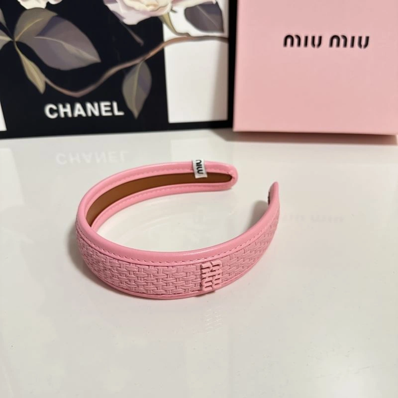 Breathable Miu Miu Hair Hoop 264040