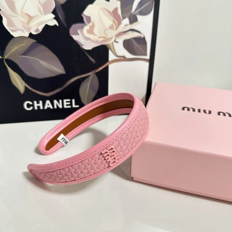 Breathable Miu Miu Hair Hoop 264040