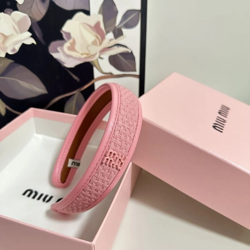 Breathable Miu Miu Hair Hoop 264040