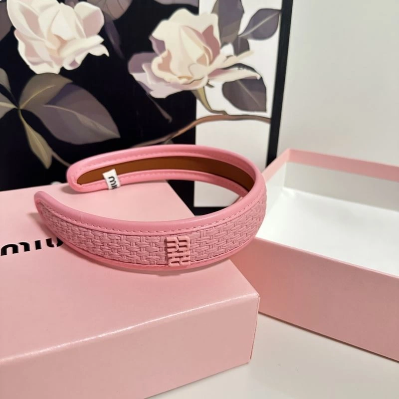 Breathable Miu Miu Hair Hoop 264040