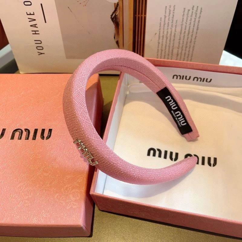 Trendsetting Miu Miu Hair Hoop 264023