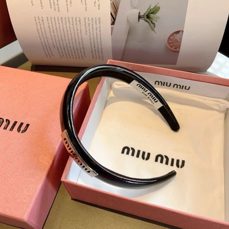 Trendsetting Miu Miu Hair Hoop 263998