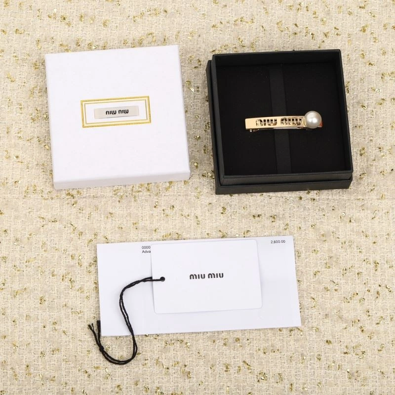 OdorResistant Miu Miu Hairpins 213413