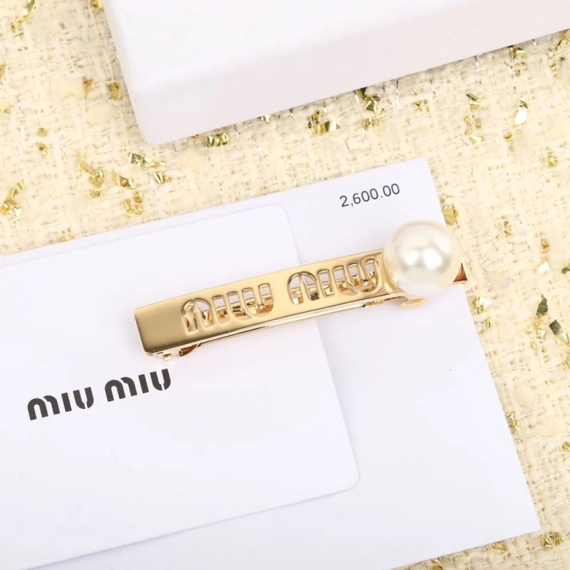 OdorResistant Miu Miu Hairpins 213413