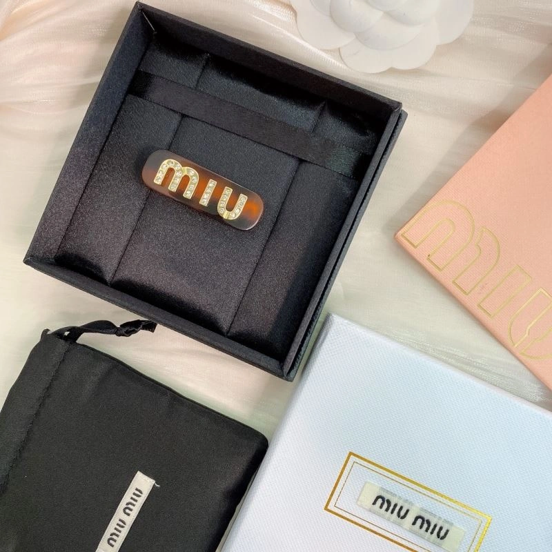 Supportive Miu Miu Hairpins 213415