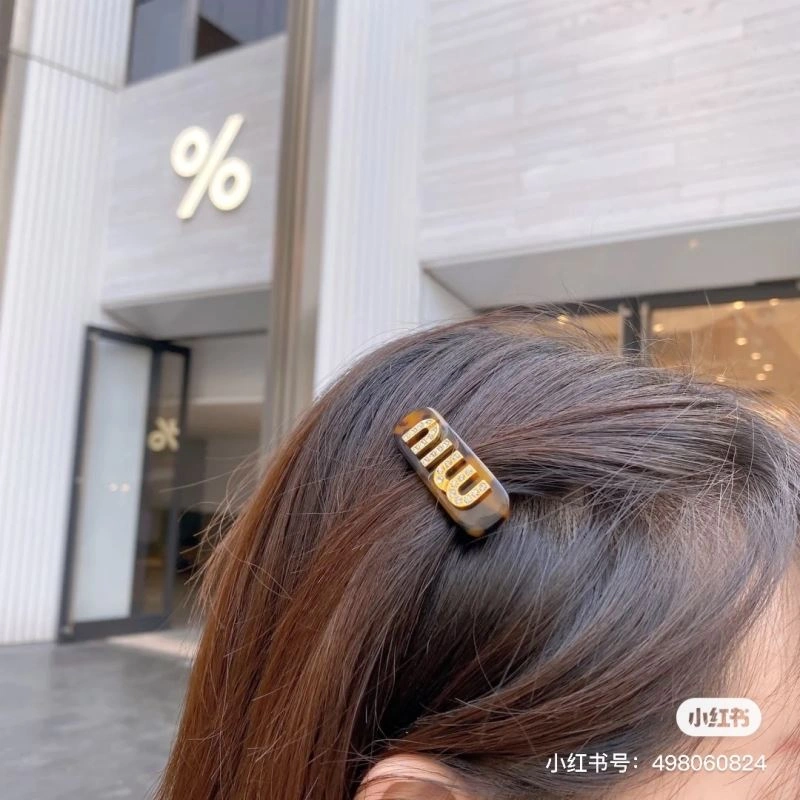 Supportive Miu Miu Hairpins 213415