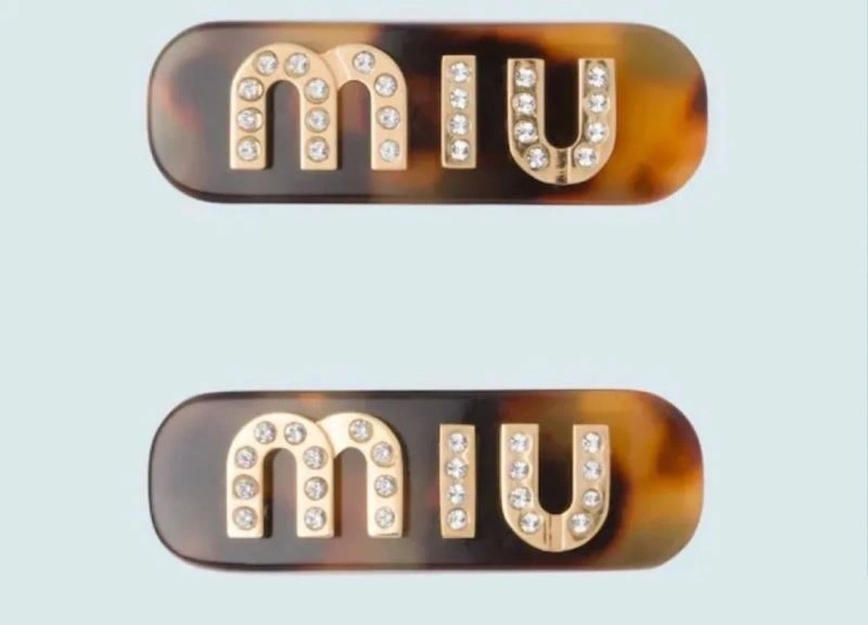 Versatile Miu Miu Hairpins 214501