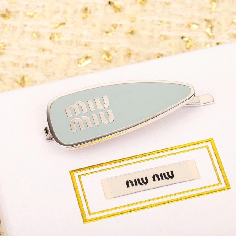 Miu Miu Hairpins Breathable 214155