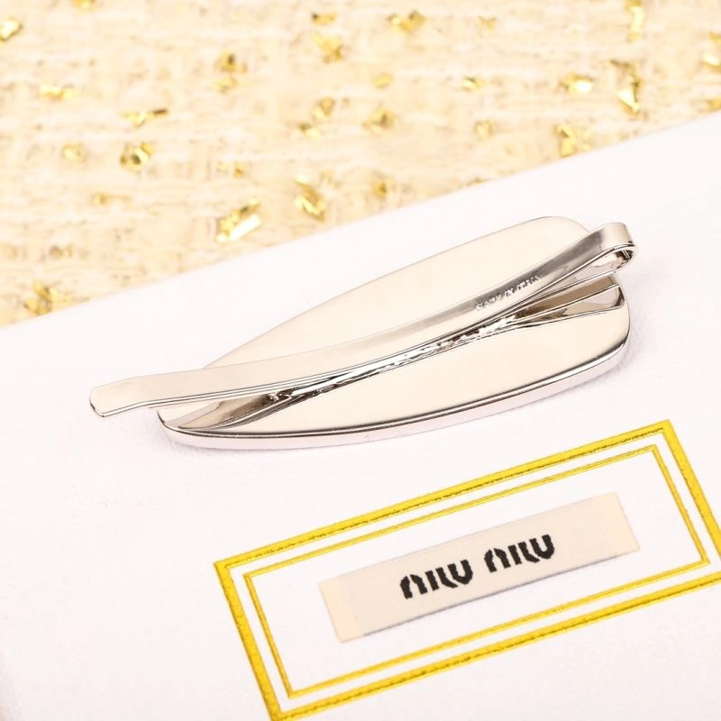 Miu Miu Hairpins Breathable 214155