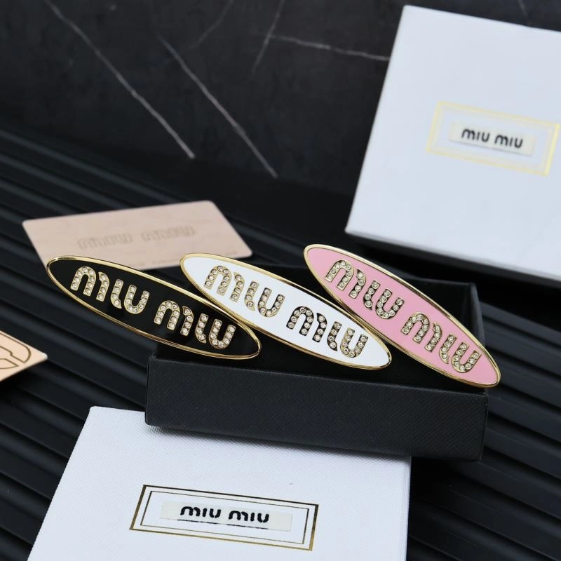 Elegant Miu Miu Hairpins 212550