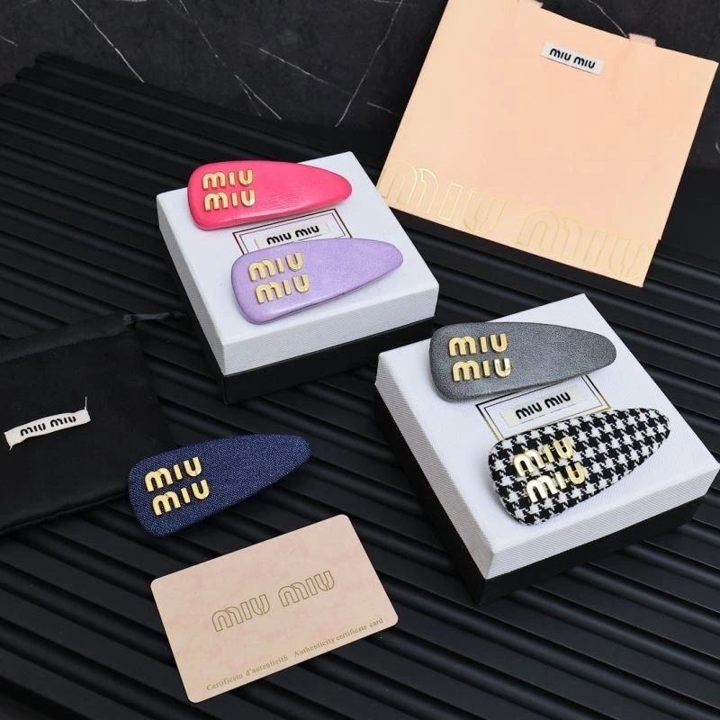 Trendsetting Miu Miu Hairpins 211812