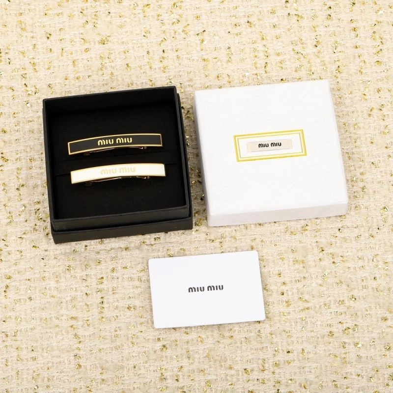 Bold Miu Miu Hairpins 211130